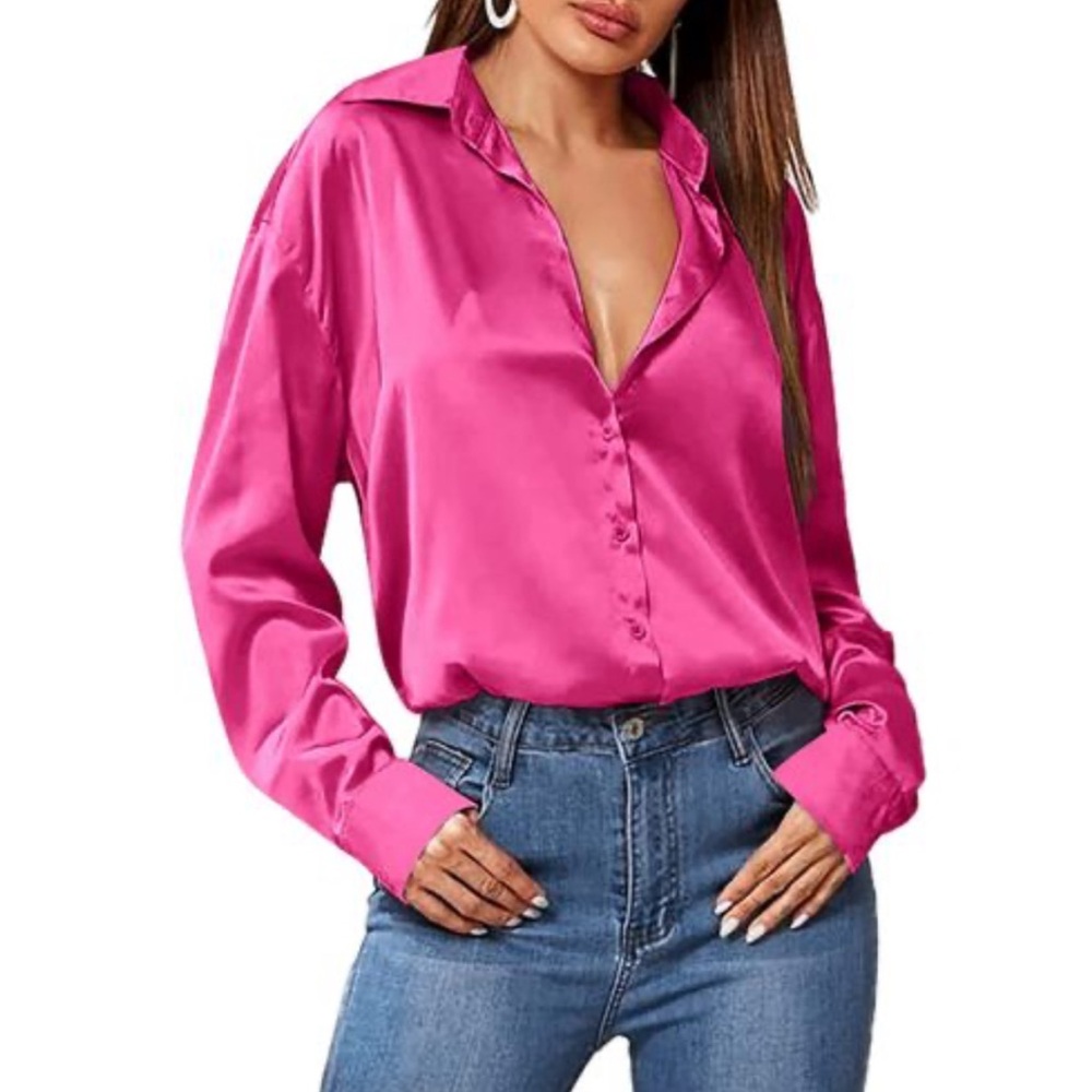 Zara Pink Button Down Shirt